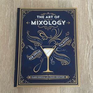 The Art of Mixology Hardcover Cocktail Recipe Book Bar Guide Coffee Table